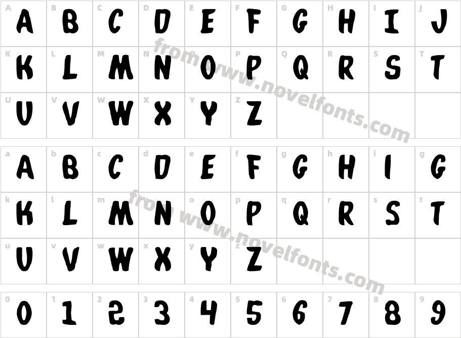 WhatafontCharacter Map