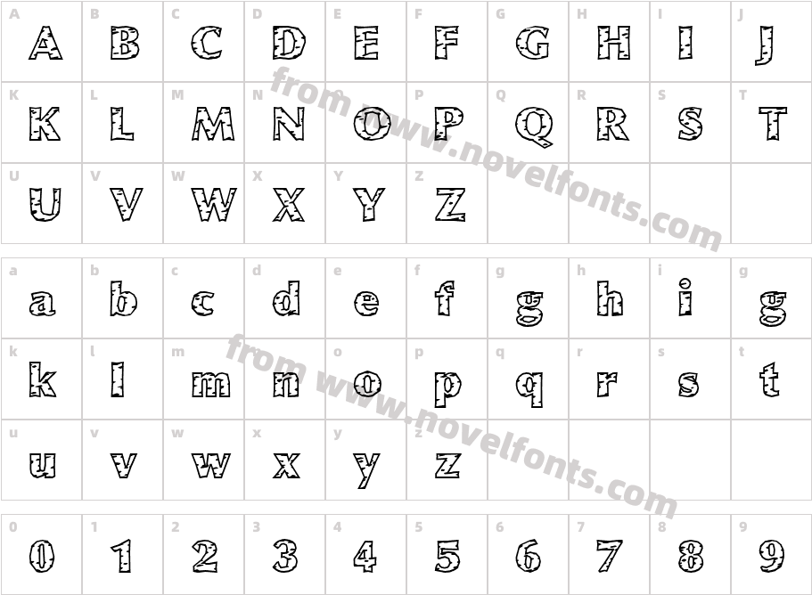 White BirchCharacter Map