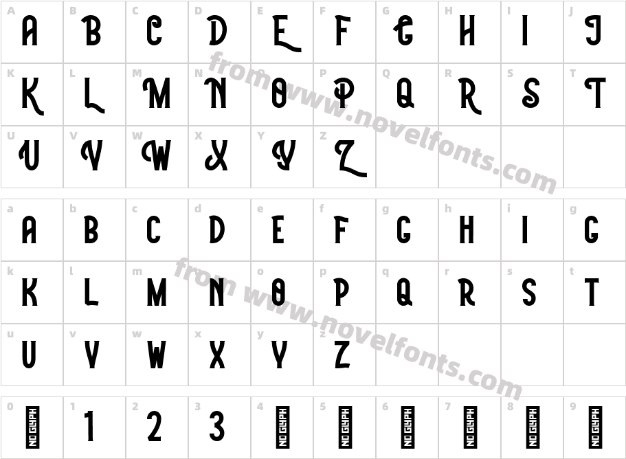 White Rainbow - Personal Use RegularCharacter Map