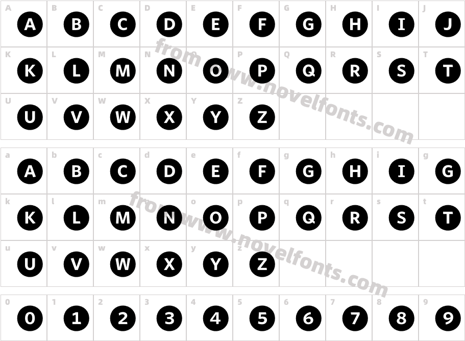 WhitneyIndexBlack-RoundBdCharacter Map