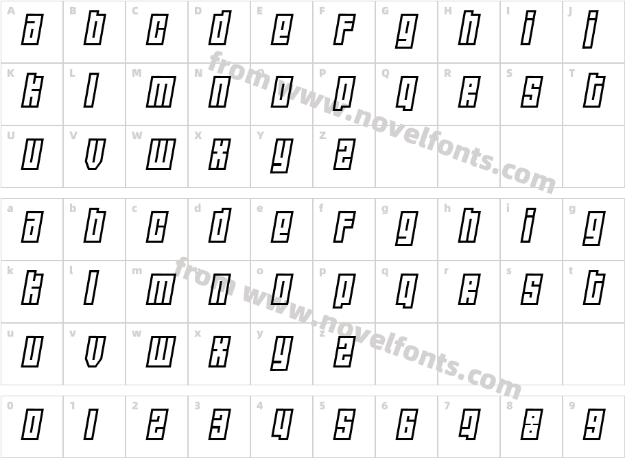 Wide awakeCharacter Map