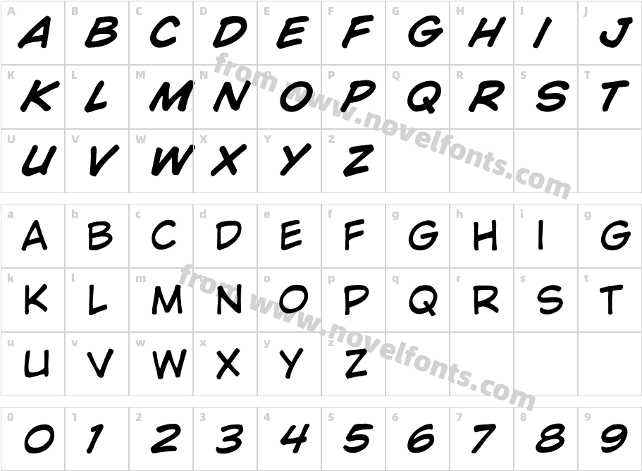 WildAndCrazyCharacter Map