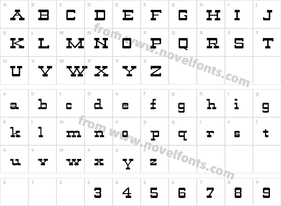 WildWest-Normal ExCharacter Map