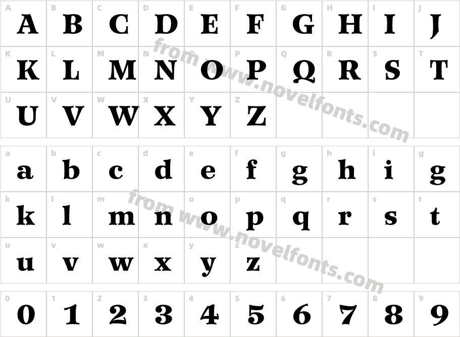 Wilke-BlackCharacter Map