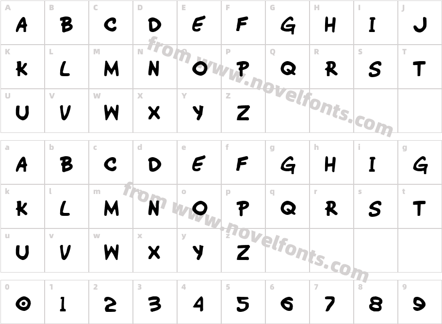 Wimp-OutCharacter Map