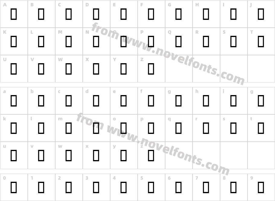 Wingdings 3Character Map