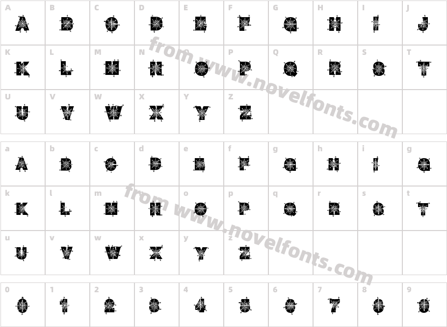 WinterDecorCharacter Map