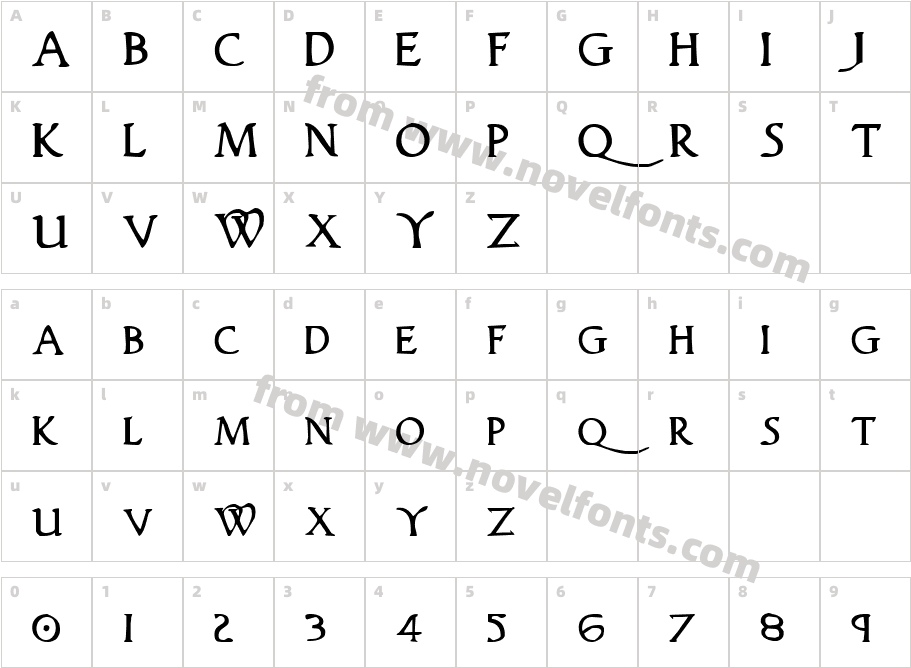 WoodgodCharacter Map