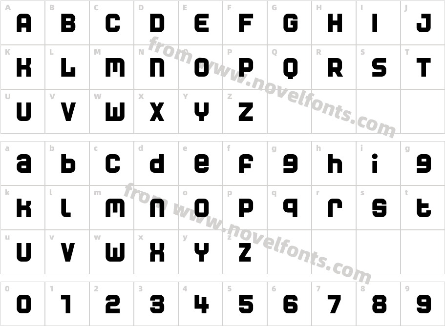 World-OneCharacter Map