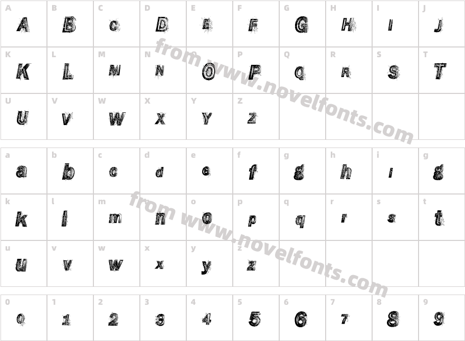 WreckingBawlCharacter Map