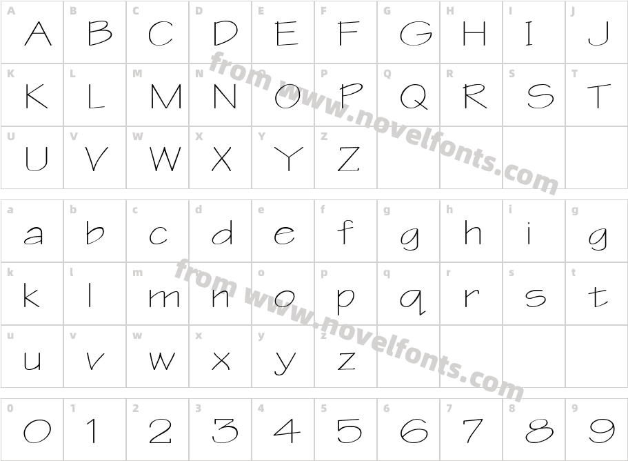 WriteExtendedCharacter Map