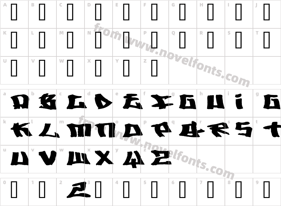 Writers 2Character Map