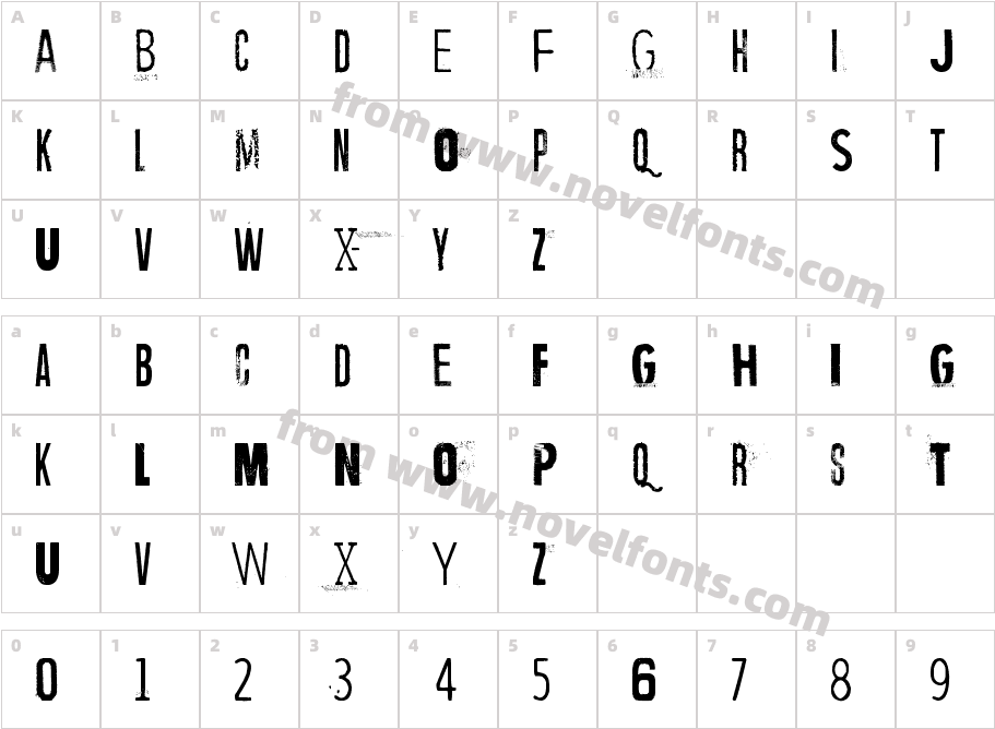 Wrong place, right timeCharacter Map