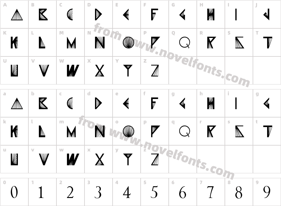 X-PRISMCharacter Map