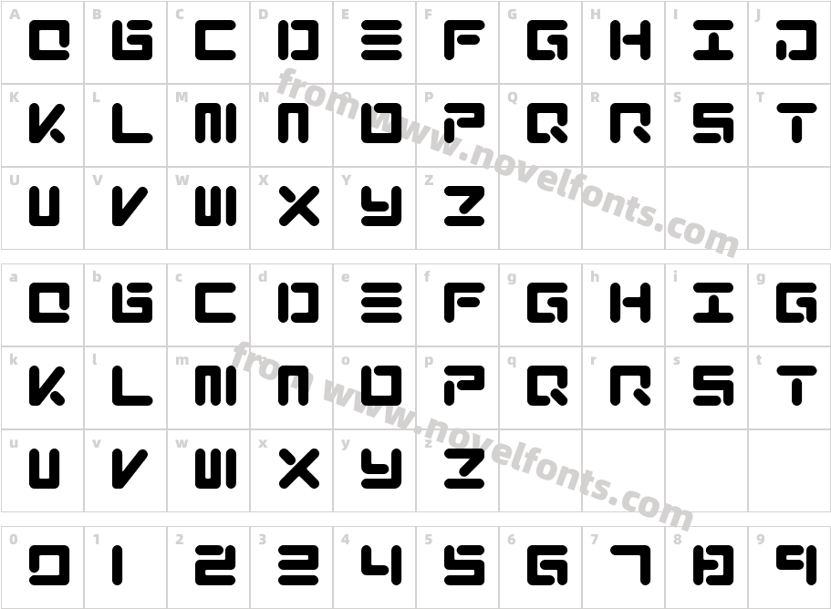 XOLOCharacter Map