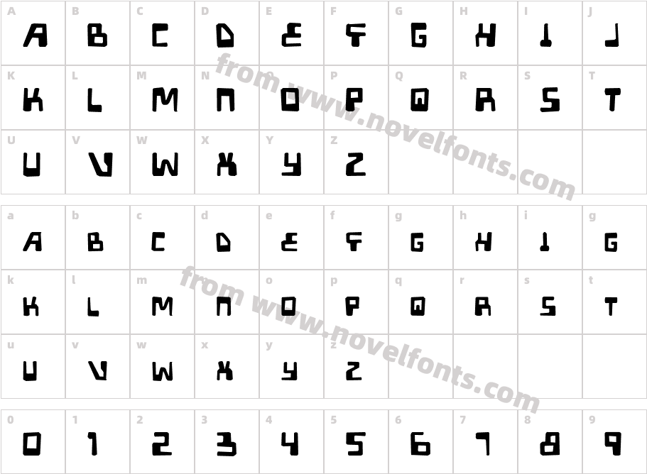 XPED DistressedCharacter Map