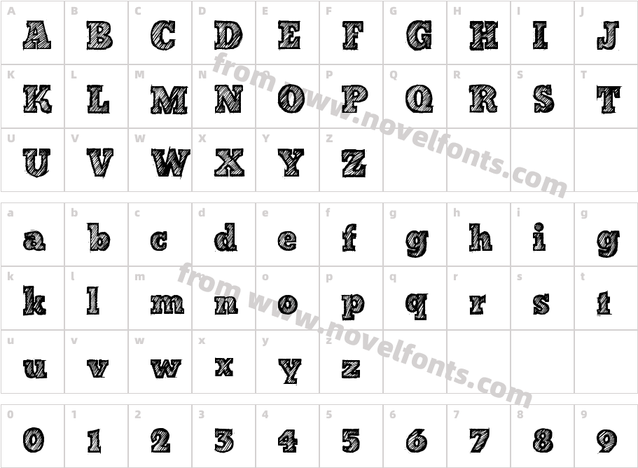 Bad StripedCharacter Map