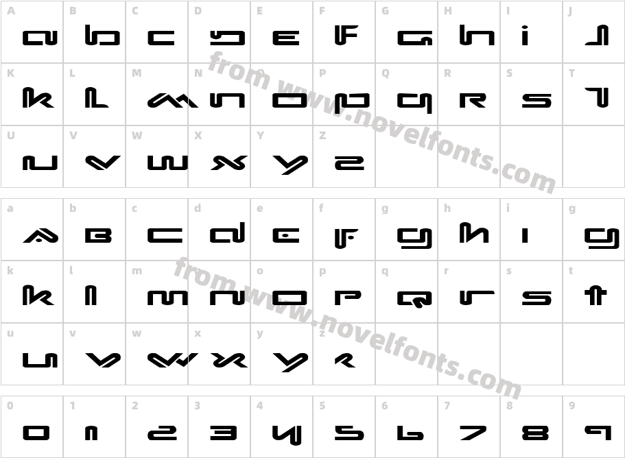 Xephyr ExpandedCharacter Map