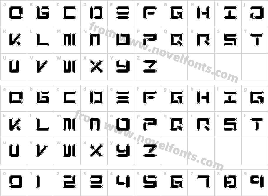 Xolo NeoCharacter Map