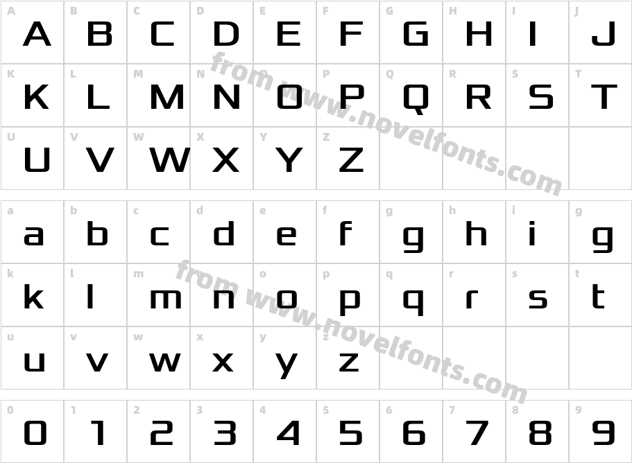 XoloniumCharacter Map