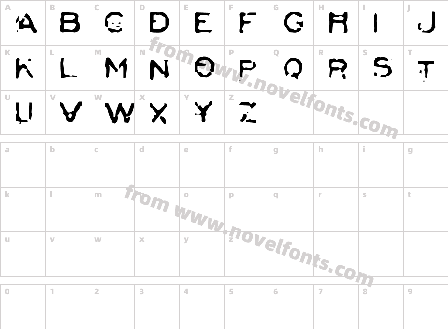 BadCargoCharacter Map