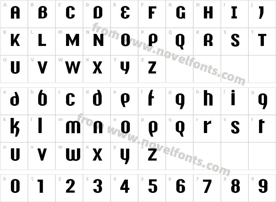 Y2K Analog LegacyCharacter Map