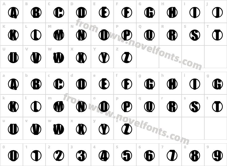 YChrome MutantCharacter Map