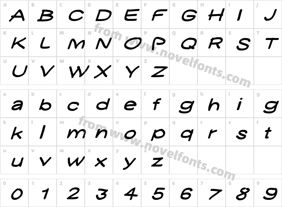 YUKATHIN_N.CONTE SMILECharacter Map