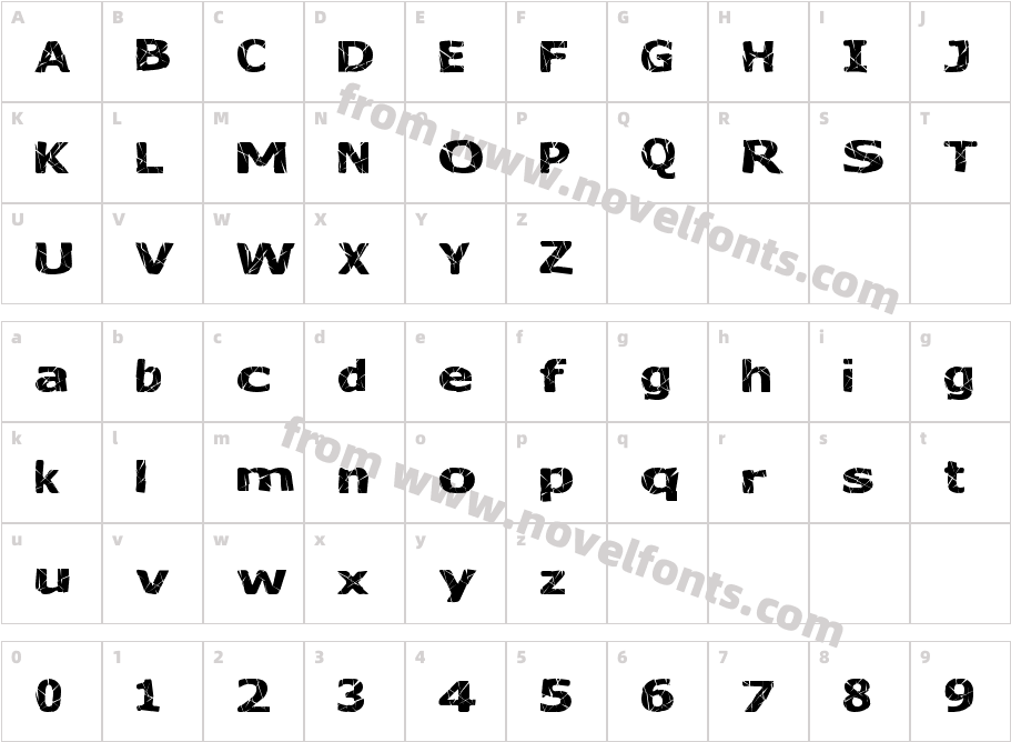 BadLuckCharacter Map