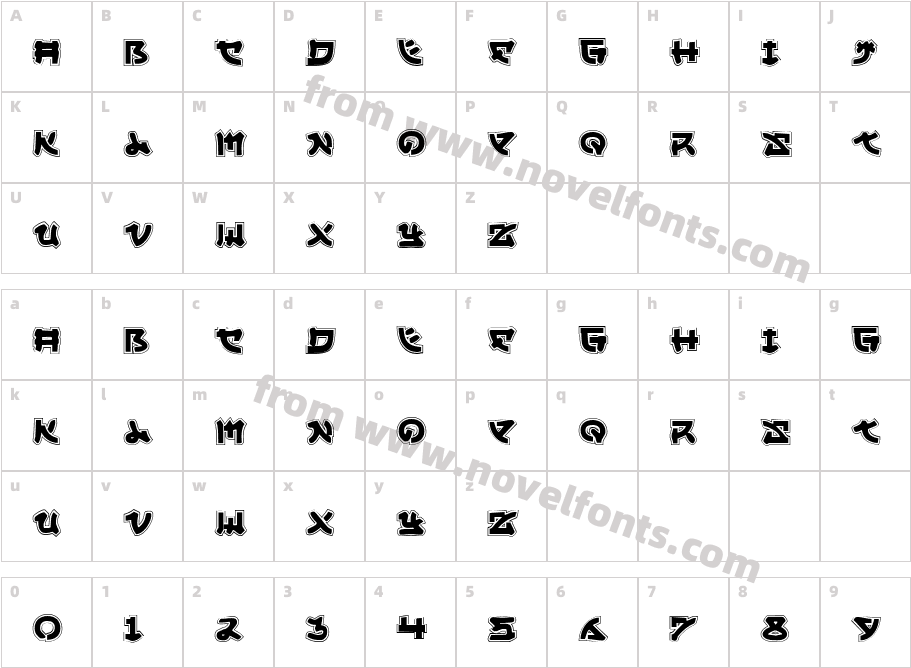 Yama Moto AcademyCharacter Map