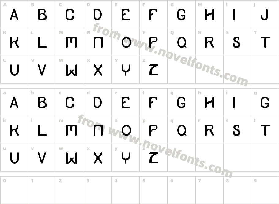 Yamdum styleCharacter Map