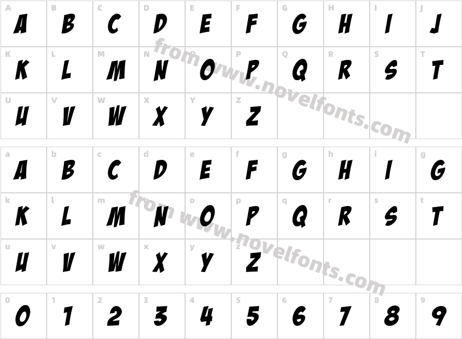 BadaBoom BBCharacter Map