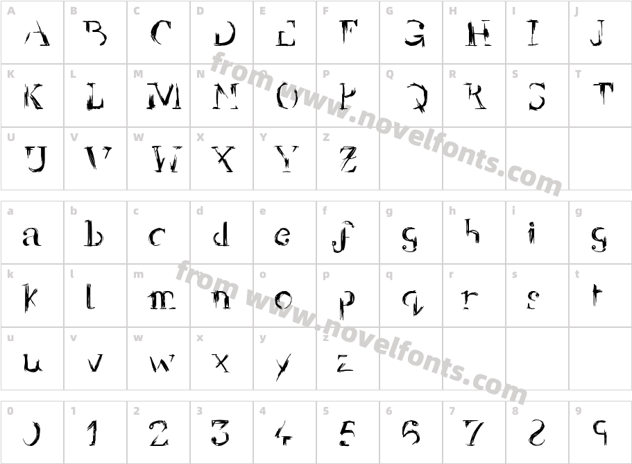 Yellow Back RadioCharacter Map