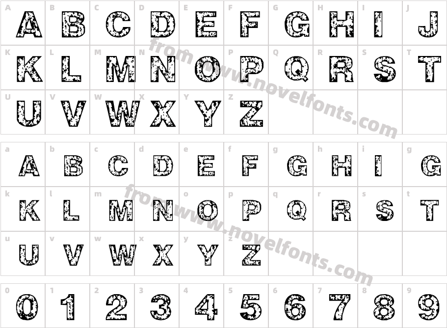 ZWISDOMCharacter Map