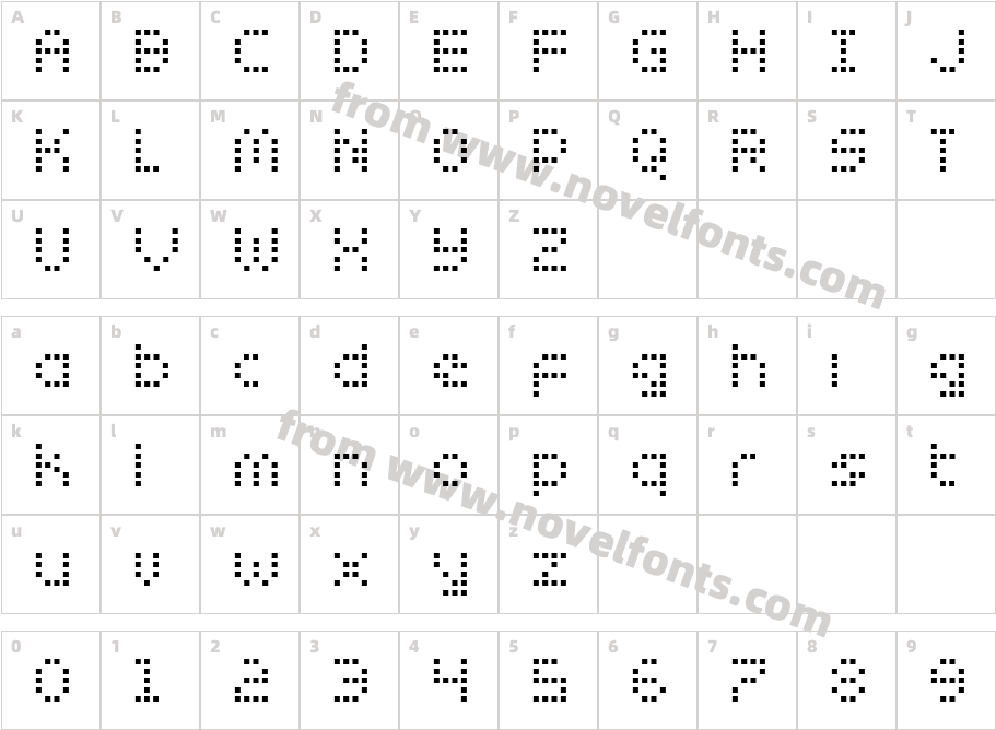 Zado BoldCharacter Map