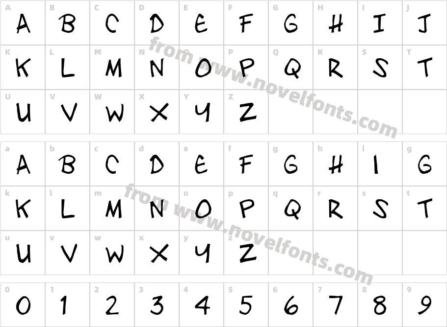 Zebtoonz NormalCharacter Map