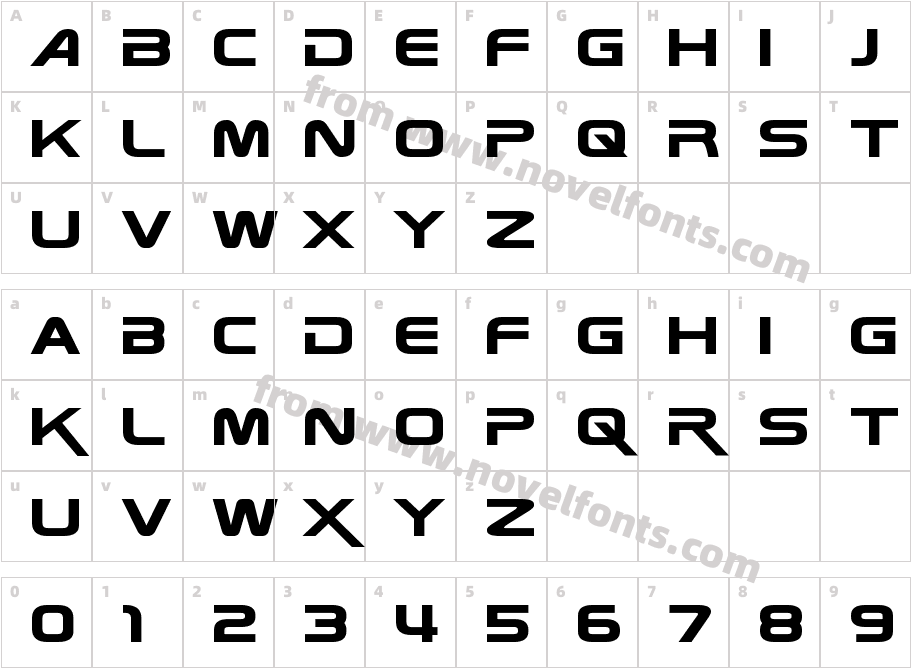 ZebulonCharacter Map