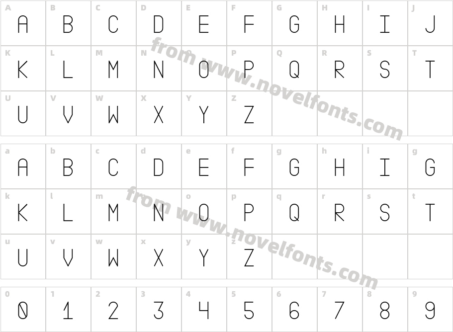 ZectorCharacter Map