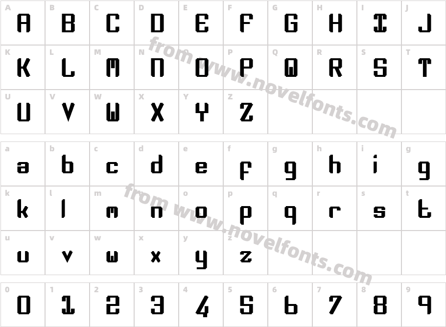 Zee Lance BoldCharacter Map