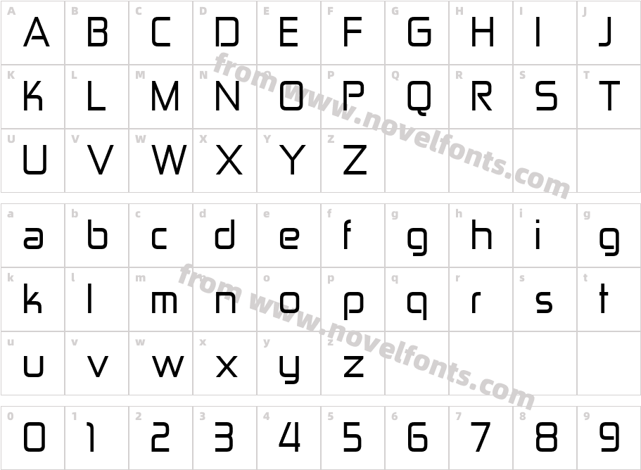 Zekton FreeCharacter Map