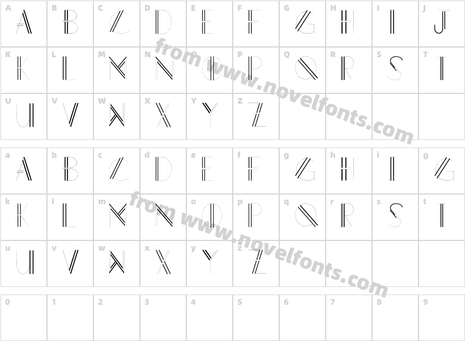 ZenithCharacter Map