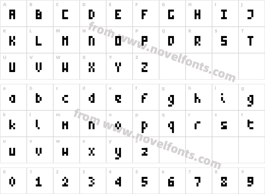 ZeptoCharacter Map