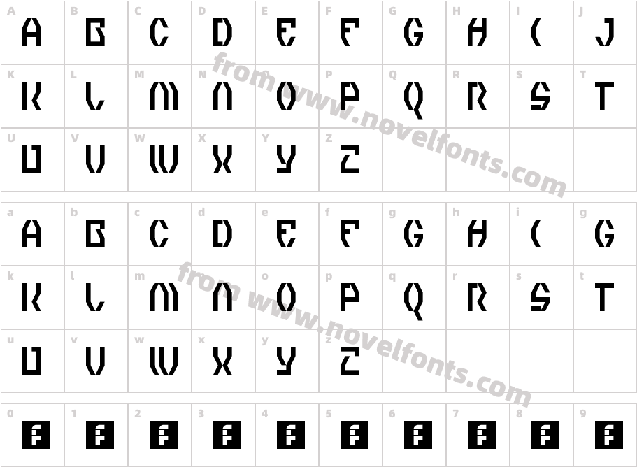 Zero Theory RegularCharacter Map