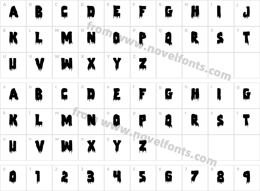 Zombie ControlCharacter Map