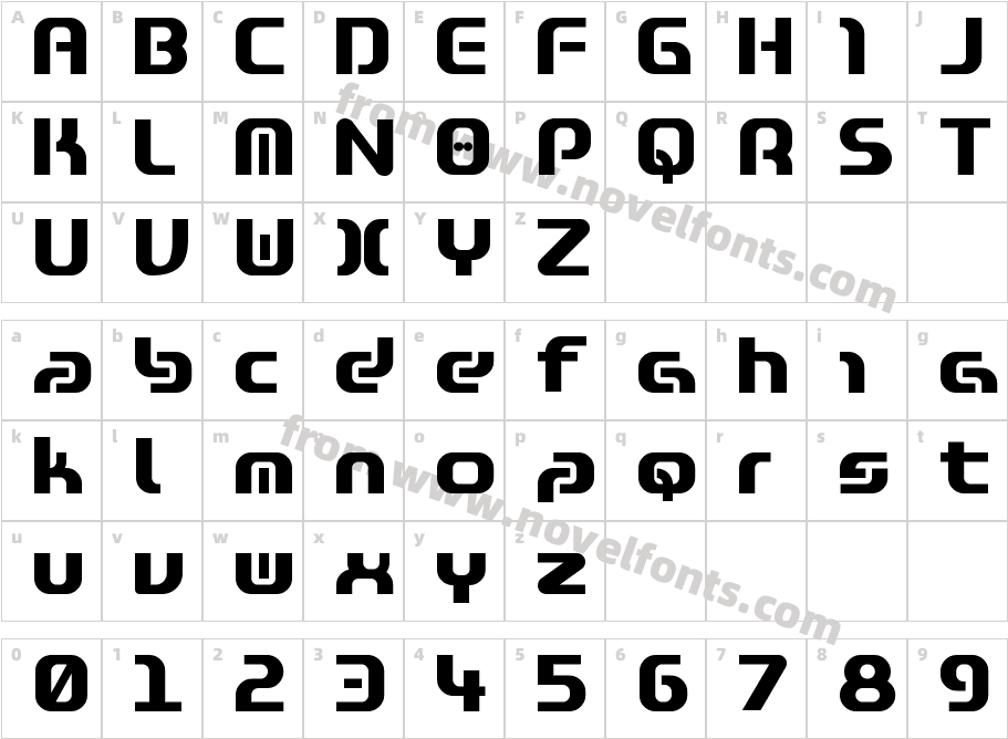 Zone99Character Map