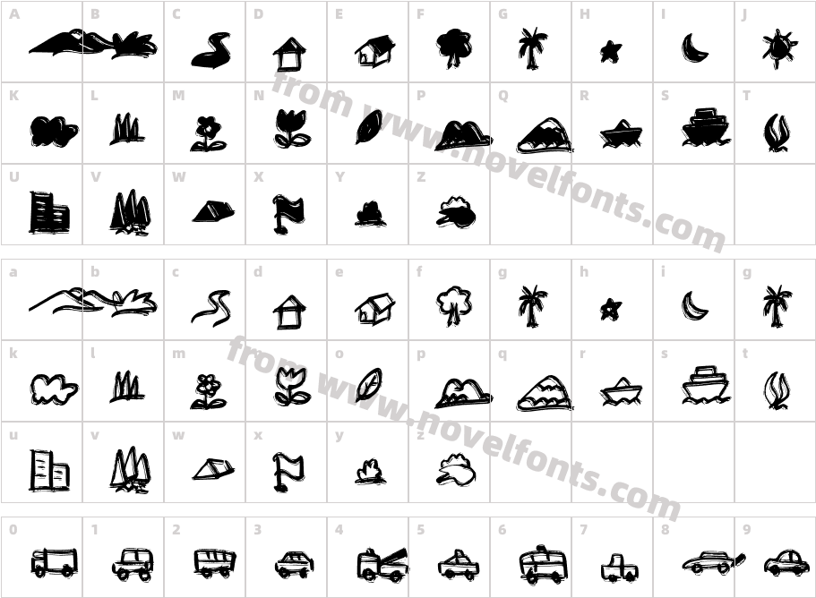 a Anak CuteCharacter Map