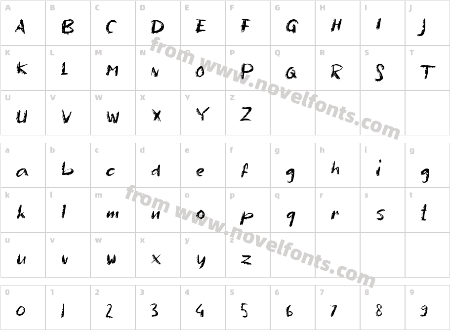 aAnekdotCharacter Map