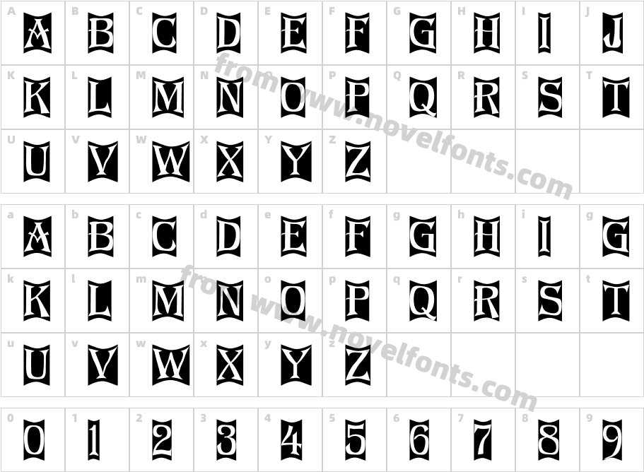 a_AlgeriusCmFtz1Character Map