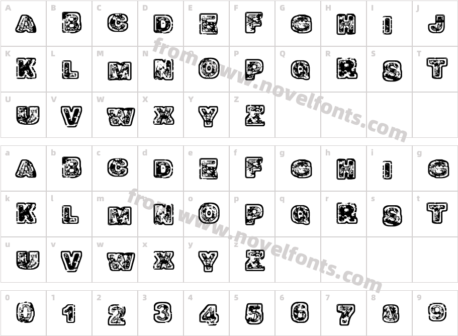 BalaganCharacter Map