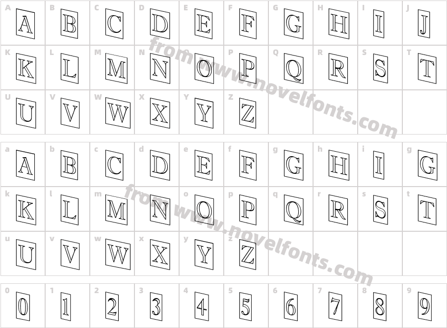 a_ Antique Titul Tr Cm Dn OtlCharacter Map